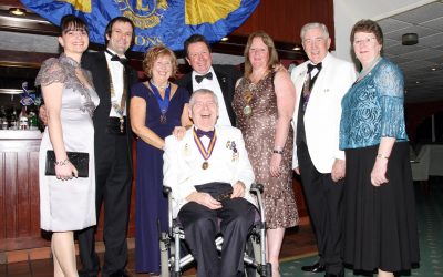 Towan Blystra celebrate Charter dinner in good company