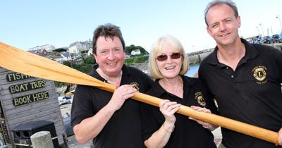 Lions members row for Childrens Hospice South West