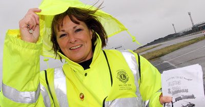 Newquay Towan Blystra Lions assist Air Ambulance event