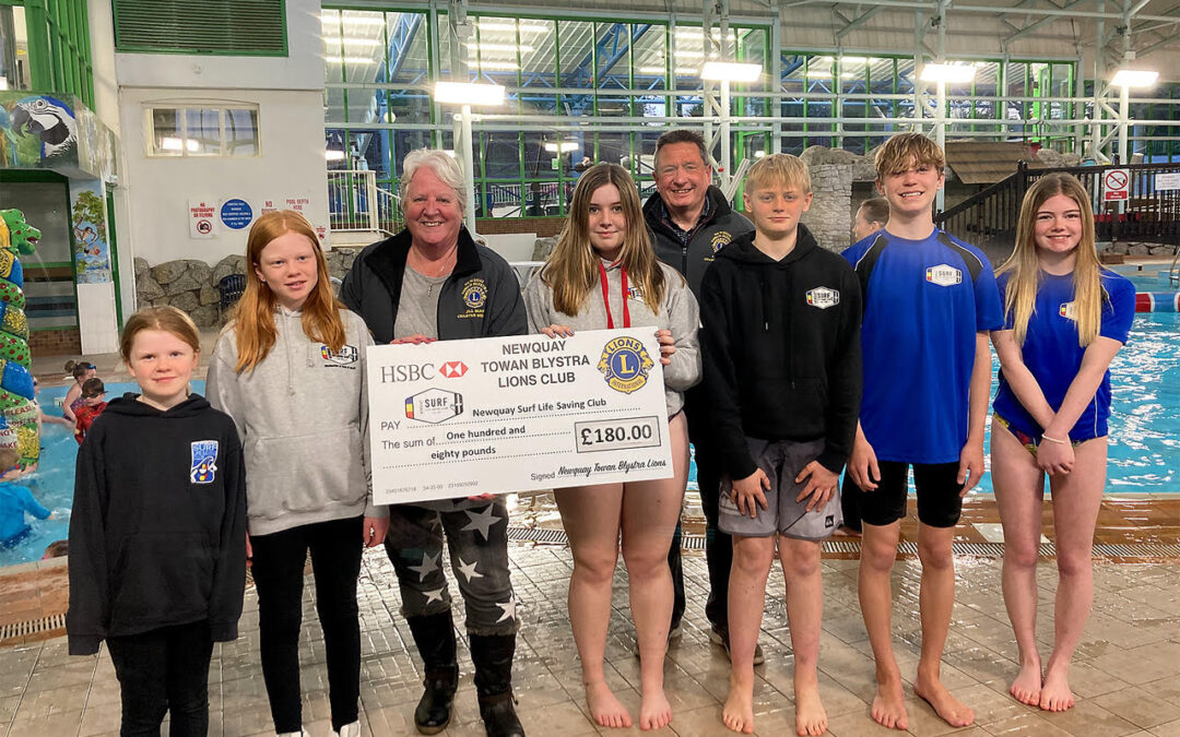 Donation to Newquay Surf Life Saving Club