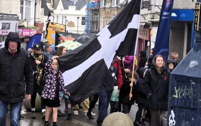 NTBL Help Marshal St Piran’s Day Parade